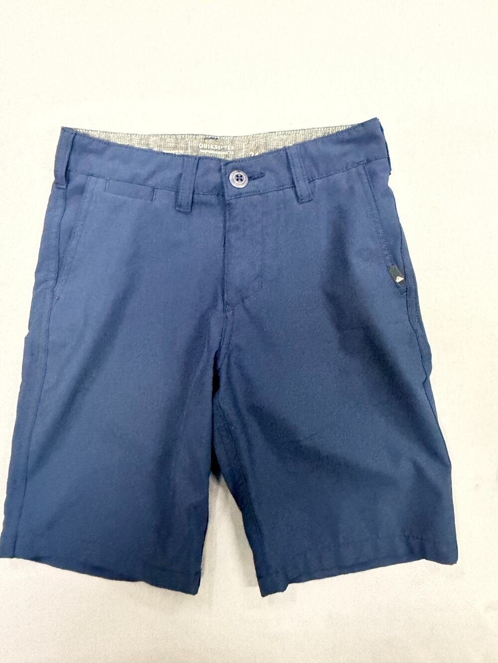 Quiksilver Amphibian Hybrid Shorts Boys 8/24 Navy Blue Quick Dry Swim Surf